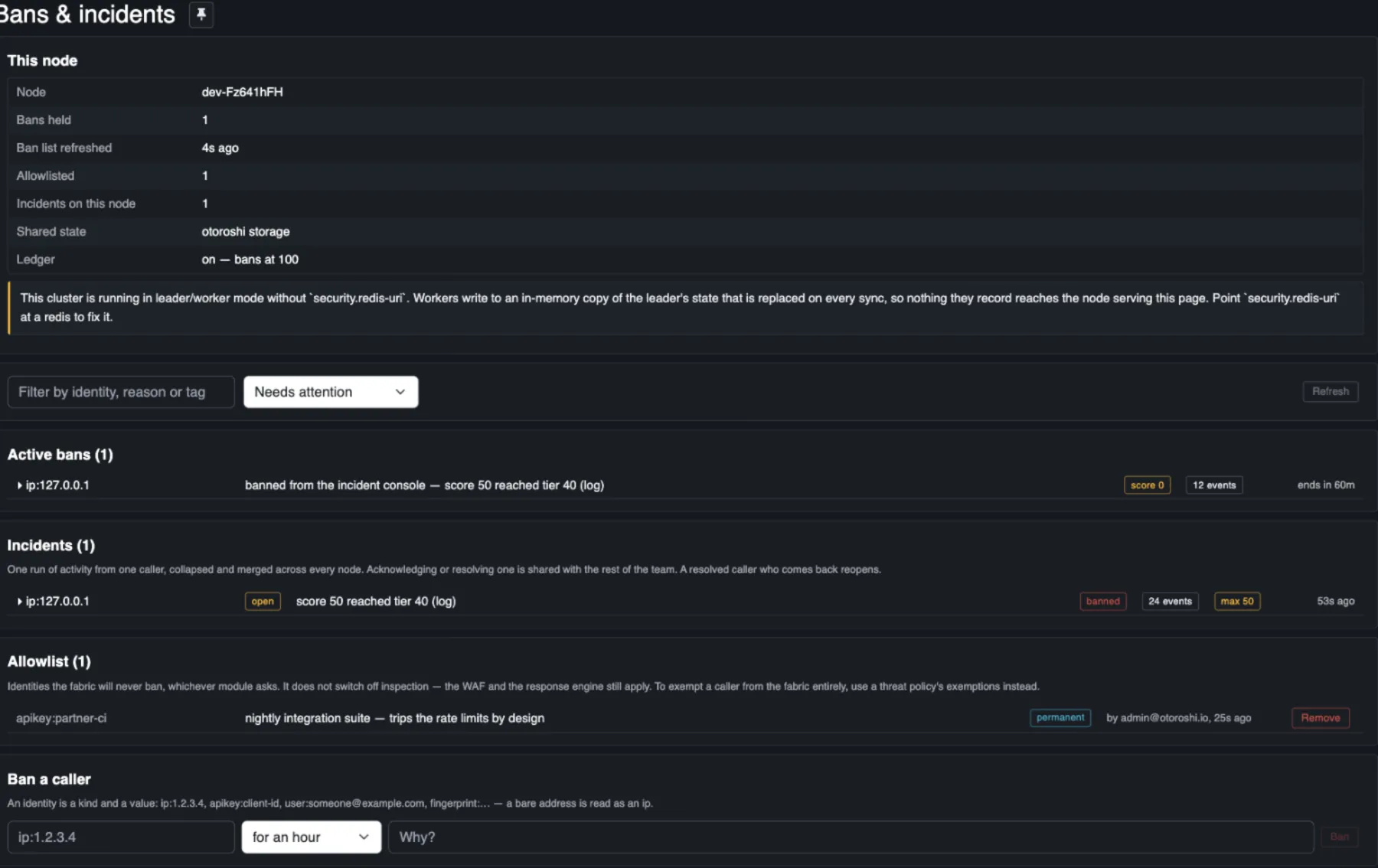 Threat Studio incident console
